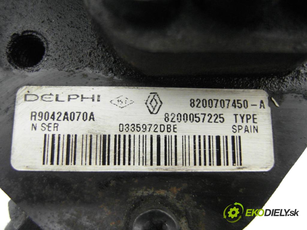 RENAULT SCENIC II (JM0/1_) MINIVAN 2005 78,00 1.5 dCi 106 - K9K 732 1461,00 Pumpa vysokého tlaku 8200707450A ; 8200057225 ; R9042A070A