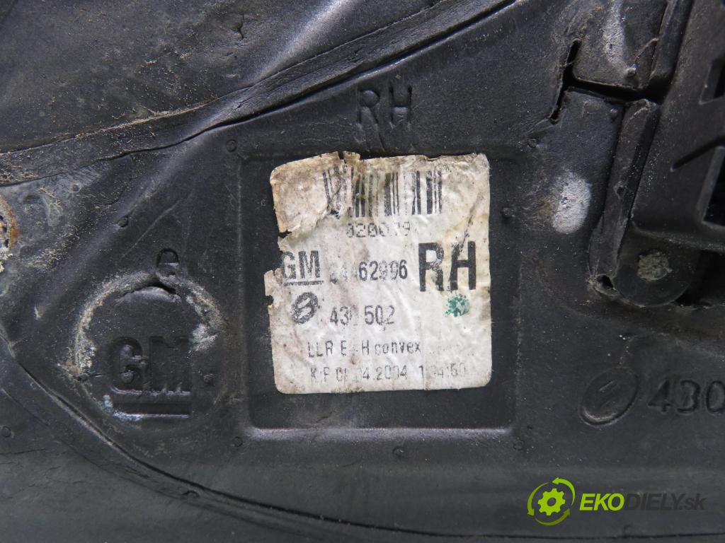 OPEL ASTRA H (A04) HB 2004 74,00 1.7 CDTI 100 - Z 17 DTH 1686,00 zpětné zrcátko 24462996