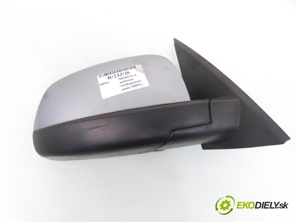 OPEL MERIVA A nadwozie wielkoprzestrzenne (MPV) (X03) MINIVAN 2003 64,00 1.6 - Z 16 SE 1598,00 zpětné zrcátko PM 93494571