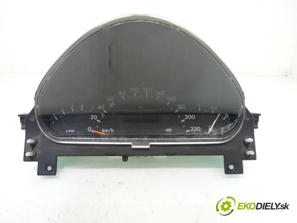 MERCEDES-BENZ KLASA A (W168) HB 1998 66,00 1.7 CDI 90 1689,00 Prístrojovka elektrický A1685407611 ; 09055689901