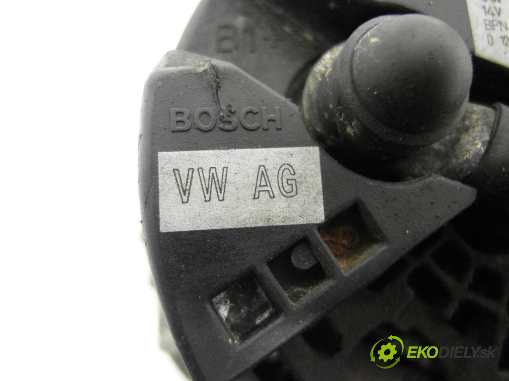 AUDI A3 (8P1) HB 2004 103,00 2.0 TDI PD 16V 140 1968,00 Alternátor 06F903023F ; 0124525066 (Alternátor)