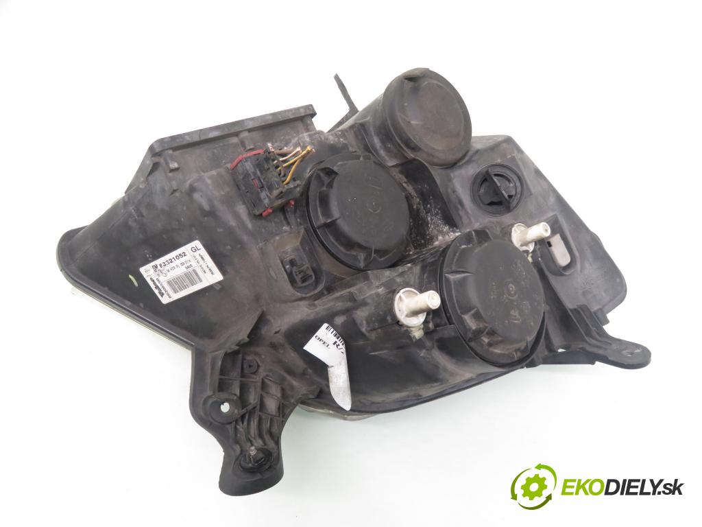 OPEL MERIVA A nadwozie wielkoprzestrzenne (MPV) (X03) MINIVAN 2003 64,00 1.6 - Z 16 SE 1598,00 Svetlo LP 93321052