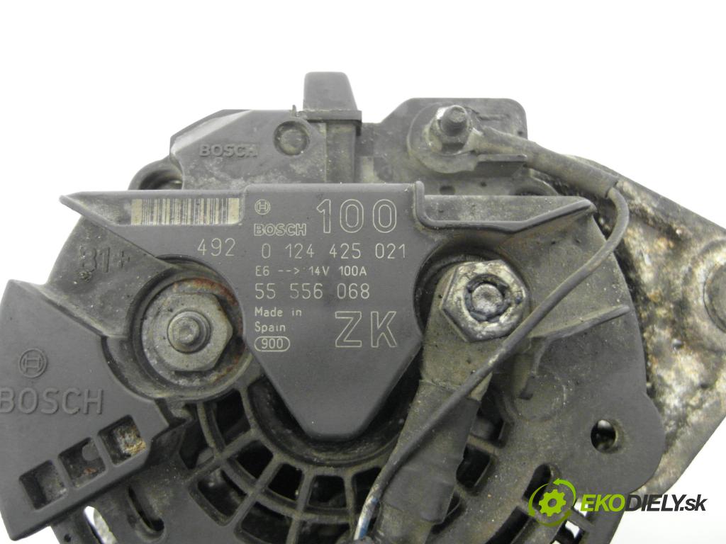 OPEL TIGRA TwinTop (X04) CABRIO 2005 66,00 1.4 - Z 14 XEP 1364,00 Alternátor 0124425021 ; 55556068 (Alternátor)