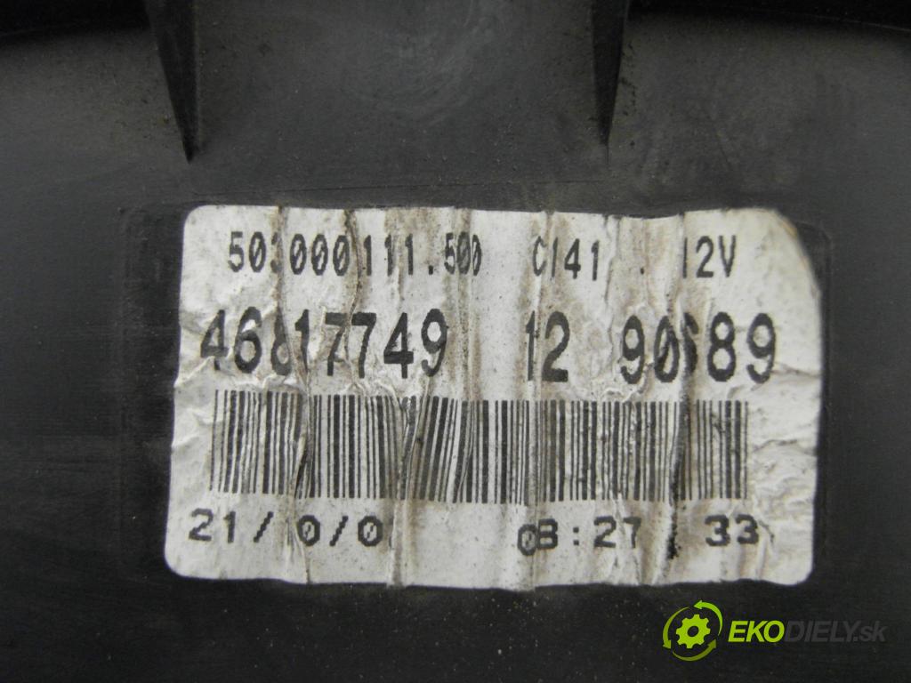 FIAT DOBLO Cargo (223_) KOMBIVAN 2002 74,00 1.9 JTD 100 - 182 B9.000 1910,00 prístrojovka elektrický 46817749