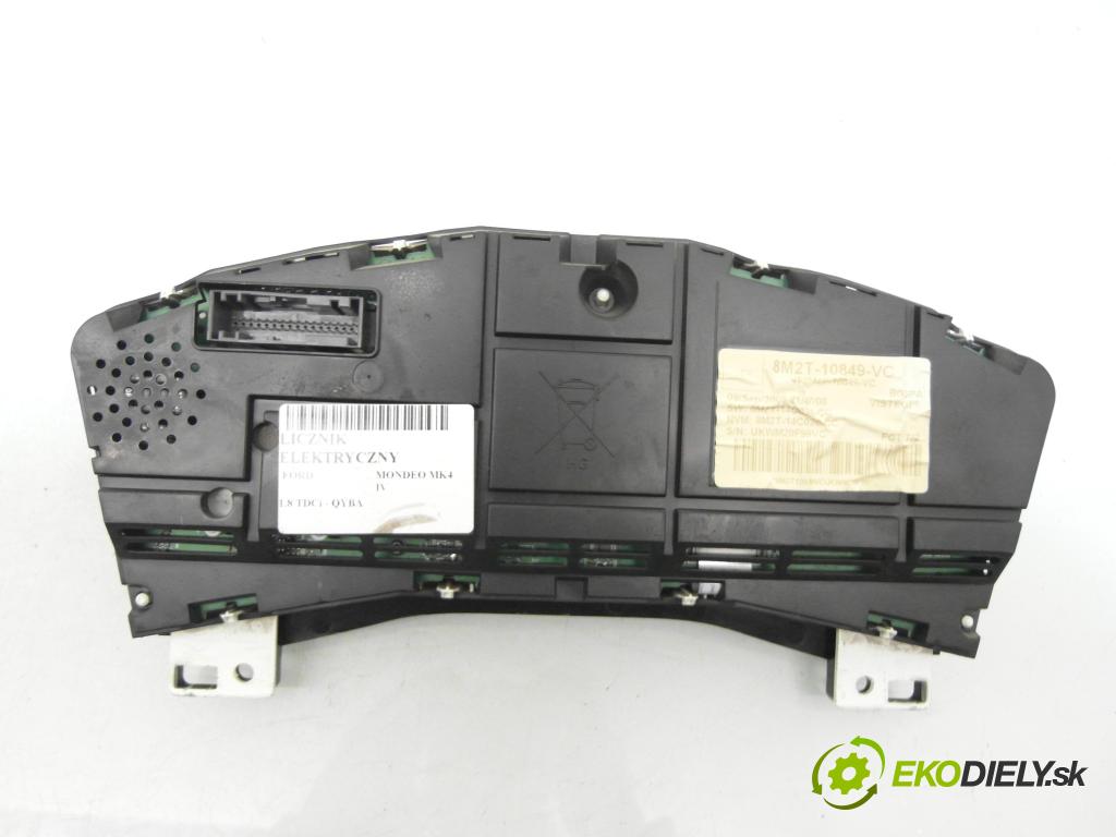 FORD MONDEO IV (BA7) LIFTBACK 2008 92,00 1.8 TDCi - QYBA 1753,00 Prístrojovka elektrický 8M2T10849VC