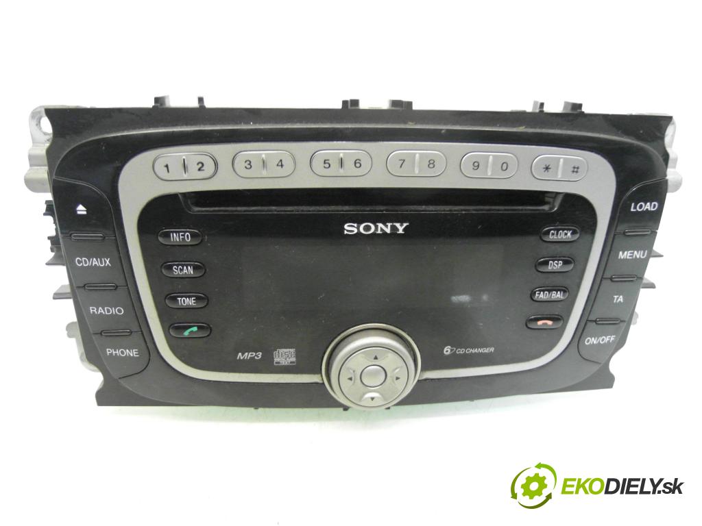 FORD MONDEO IV (BA7) LIFTBACK 2008 92,00 1.8 TDCi - QYBA 1753,00 RADIO CD 7S7T18C939DB