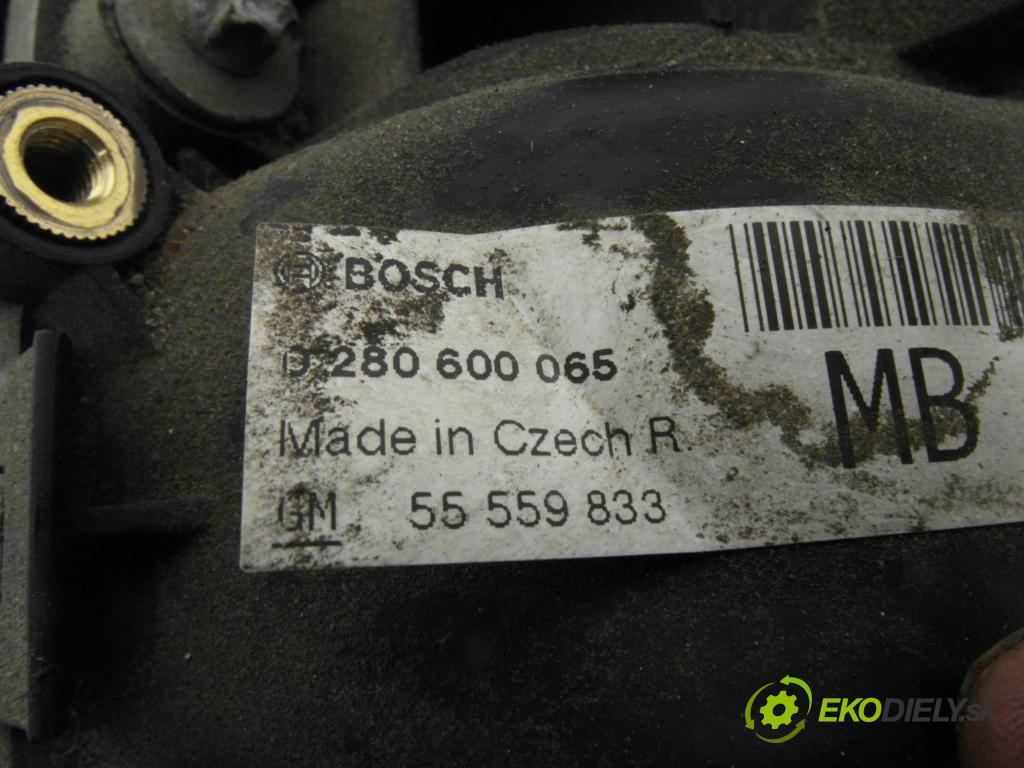 OPEL CORSA C (X01) HB 2003 44,00 1 - Z 10 XEP 998,00 Potrubie 0280600065 ; 55559833