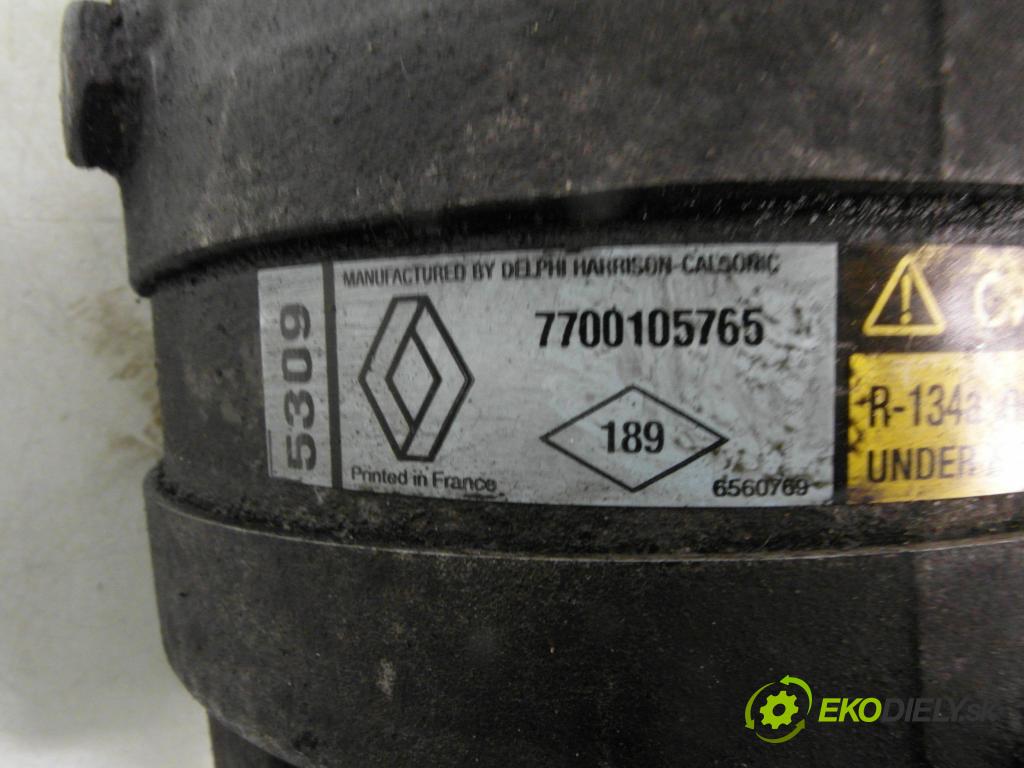 RENAULT MEGANE I Grandtour (KA0/1_) KOMBI 2000 72,00 1.9 dTi (KA0N) - F9Q 731 1870,00 KOMPRESOR: klimatizace 7700105765 ; SAEJ639 ; 1135309 (Kompresor klimatizace)