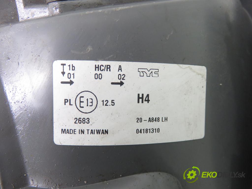 FORD FIESTA V (JH_, JD_) HB 2006 50,00 1.4 TDCi 8V 68 - F6JA 1399,00 Svetlo LP