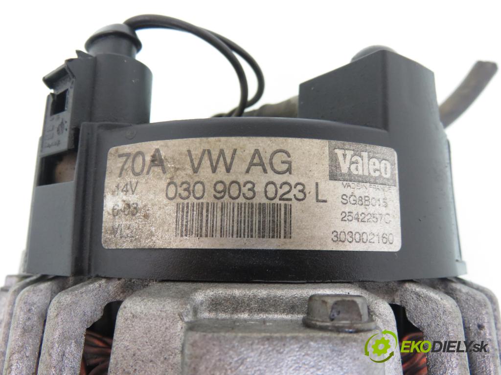 VW GOLF IV (1J1) HB 2003 55,00 1.4 16V - AHW 1390,00 Alternátor 030903023L ; 2542257C (Alternátor)