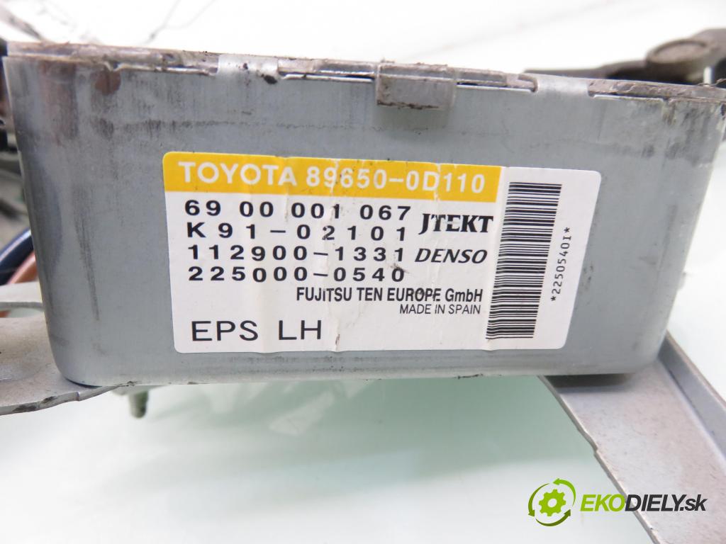 TOYOTA YARIS (_P9_) HB 2007 51,00 1.0 VVT-i (KSP90_) - 1KR-FE 998,00 serv/podporovanie elektrické 896500D110 ; 6900001067 ; 452000D101