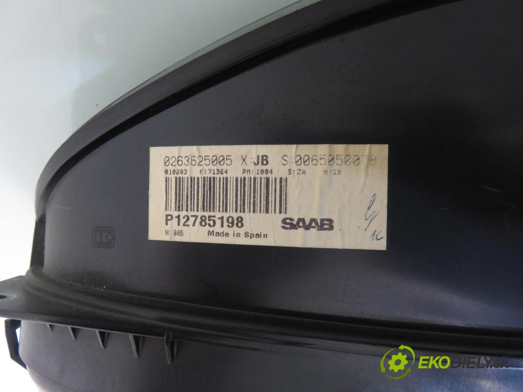 SAAB 9-3 (YS3F) SEDAN 2003 92,00 2.2 TiD - D223L 2171,00 Prístrojovka elektrický P12785198 ; 0263625005