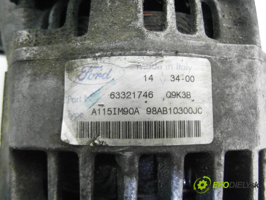 FORD FOCUS Turnier (DNW) KOMBI 2000 66,00 1.8 Turbo DI / TDDi - C9DB 1753,00 Alternátor 63321746 (Alternátor)
