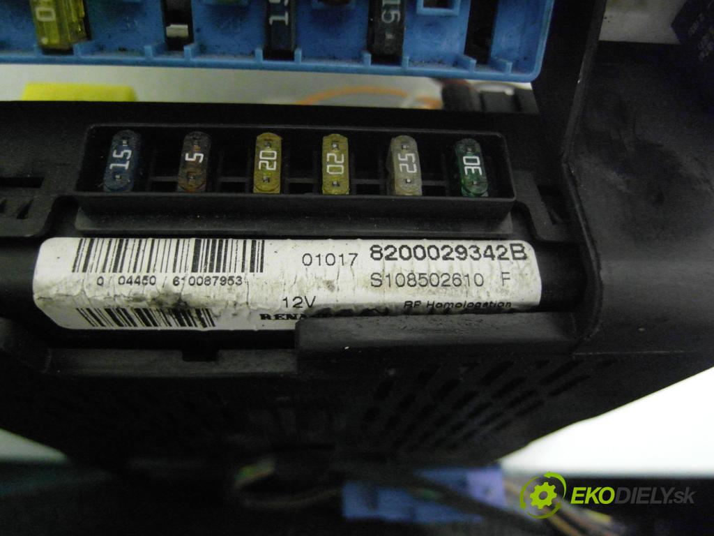 RENAULT SCENIC I (JA0/1_) MINIVAN 2001 75,00 1.9 dCi 102 - F9Q 732 1870,00 MODUL BSI 8200029342B ; S108502610 ; 7703397911