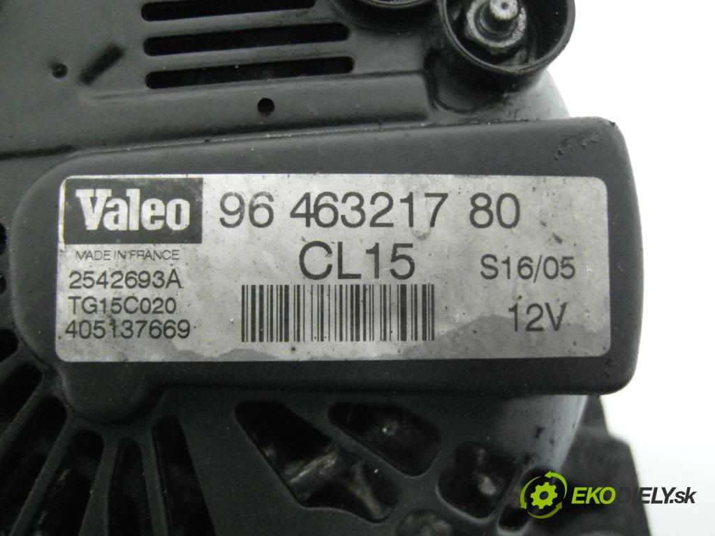 CITROEN XSARA PICASSO (N68) MINIVAN 2004 80,00 1.6 HDi 109 - 9HY (DV6TED4) 1560,00 Alternátor 9646321780 ; 2542693A ; TG15C020 (Alternátor)