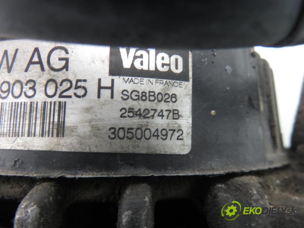 SKODA FABIA I SEDAN (6Y3) SEDAN 2005 47,00 1.2 - AZQ 1198,00 Alternátor 03D903025H (Alternátor)