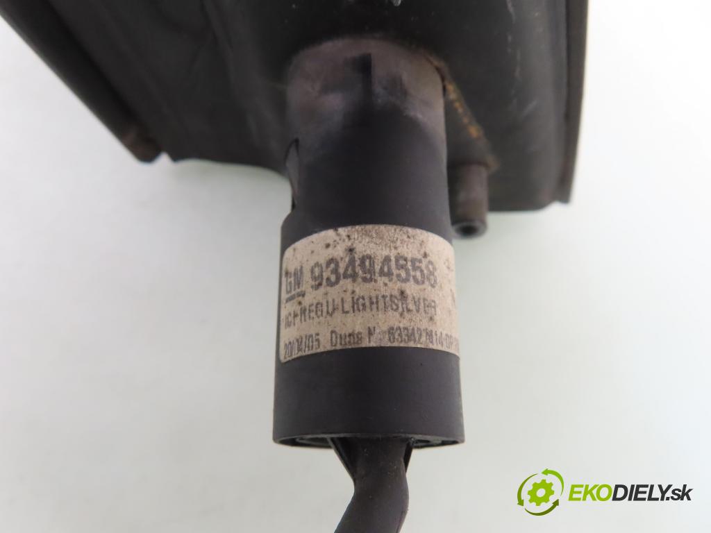 OPEL MERIVA A nadwozie wielkoprzestrzenne (MPV) (X03) MINIVAN 2003 64,00 1.6 - Z 16 SE 1598,00 Spätné zrkadlo 93494558