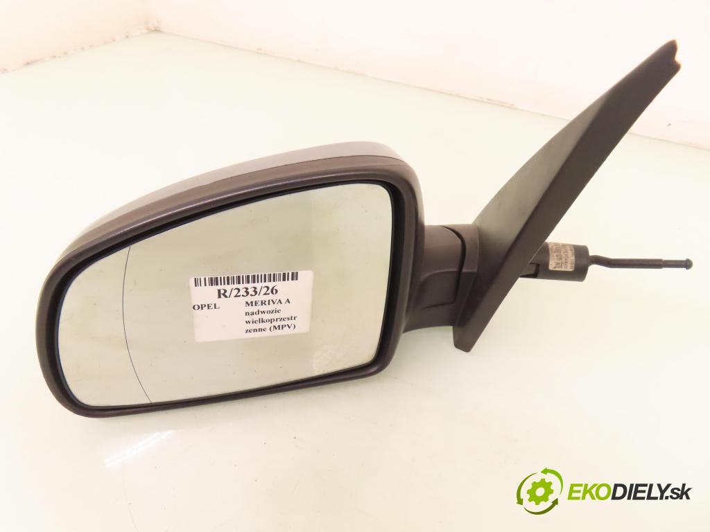 OPEL MERIVA A nadwozie wielkoprzestrzenne (MPV) (X03) MINIVAN 2003 64,00 1.6 - Z 16 SE 1598,00 Spätné zrkadlo 93494558