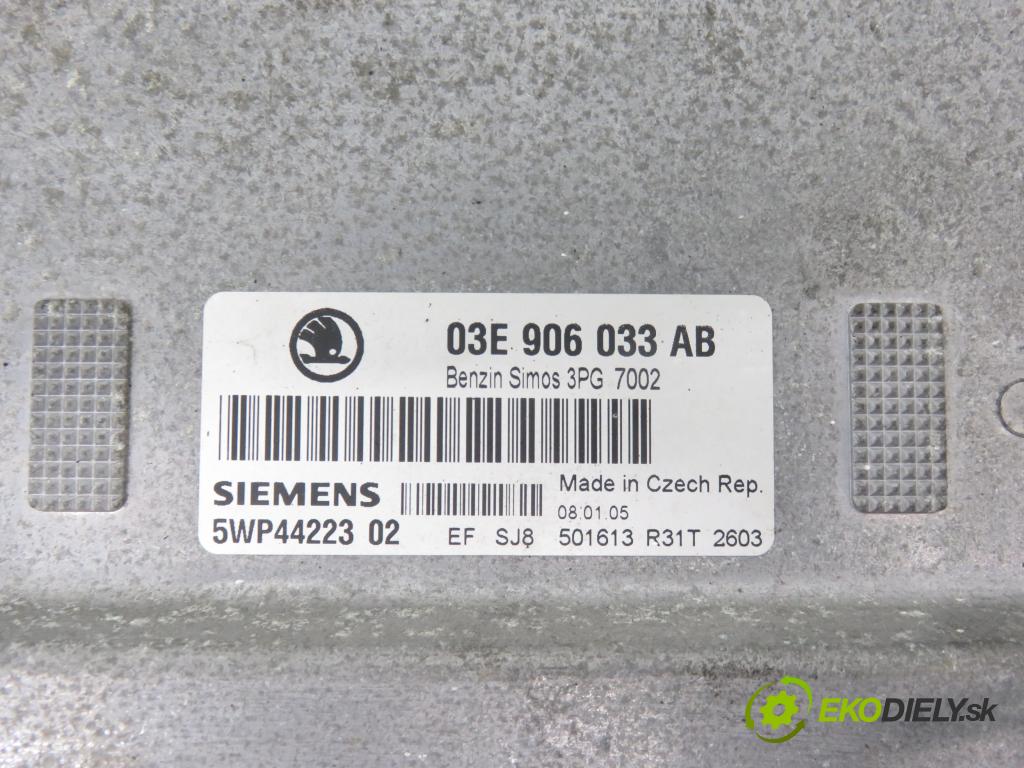 SKODA FABIA I SEDAN (6Y3) SEDAN 2005 47,00 1.2 - AZQ 1198,00 spinačka / imobilizéra IMMO / Riadiaca jednotka 6Y0920861M ; 6Q1937049D ; 5WK48212D