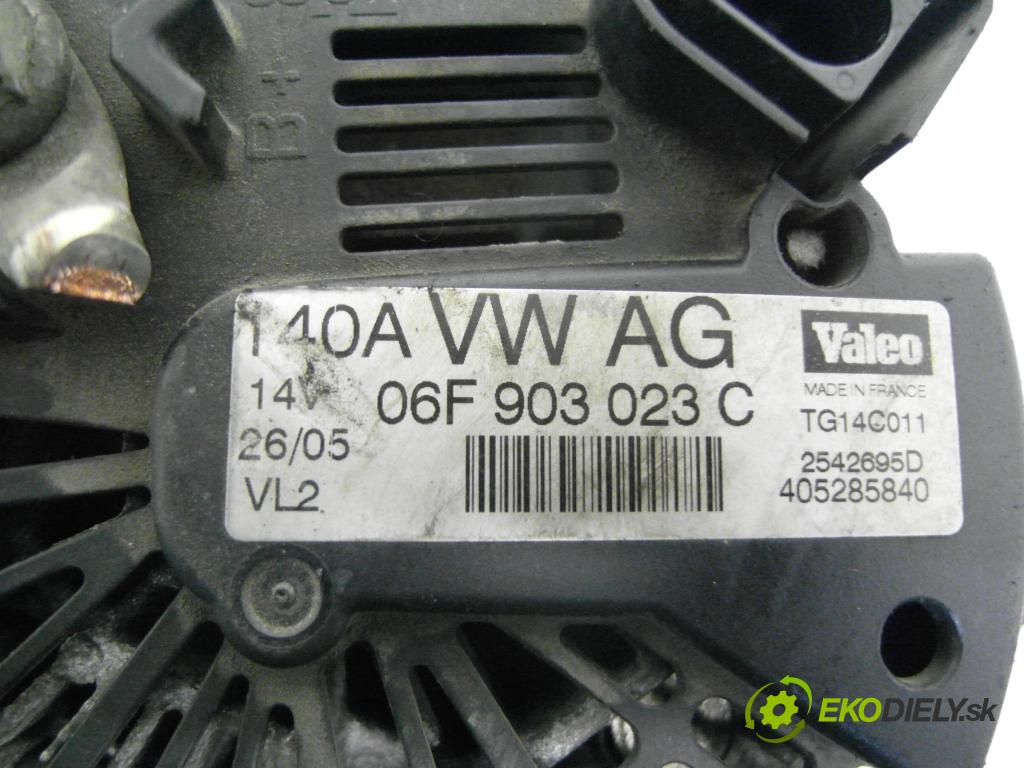 AUDI A4 Avant (8D5, B5) KOMBI 2000 85,00 1.9 TDI - AJM 1896,00 Alternátor 06F903023C ; TG14C011 ; 2542695D (Alternátor)