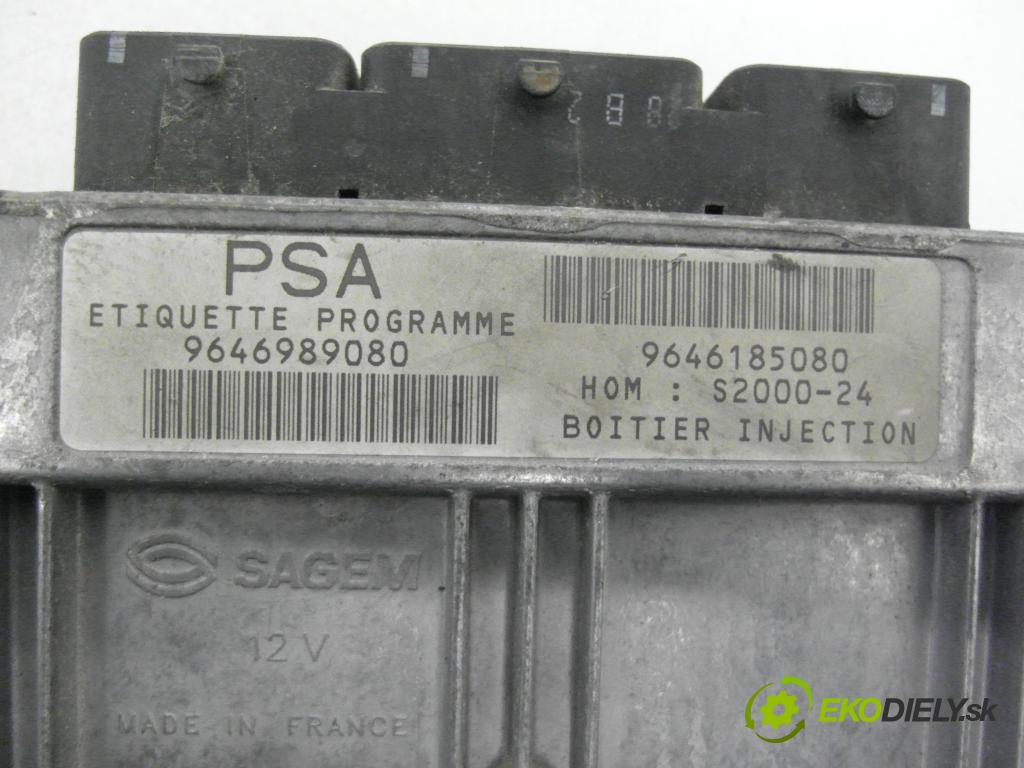 PEUGEOT PARTNER Combispace (5F) KOMBIVAN 2002 55,00 1.4 1360,00 Riadiaca jednotka Motor 9646989080 ; 9646185080 ; 84820V02