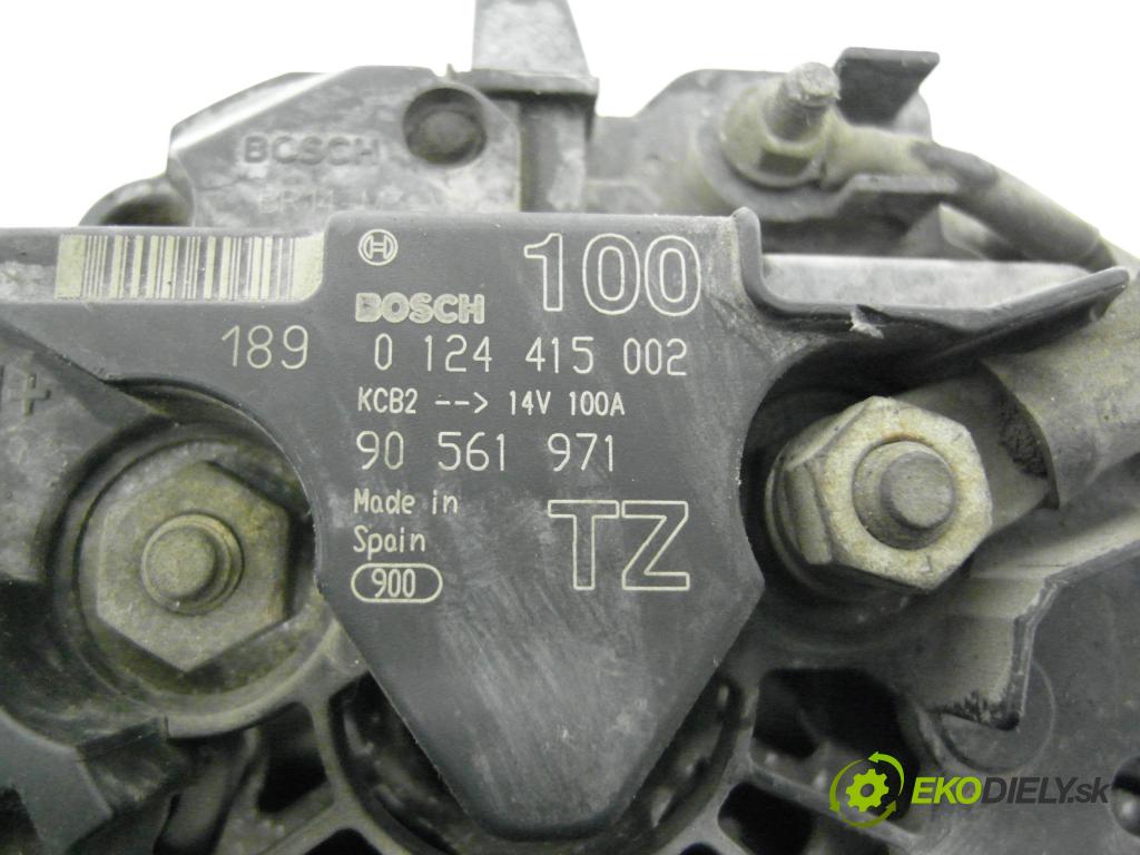 OPEL ASTRA G liftback (T98) HB 2001 74,00 1.6 16V - X 16 XEL 1598,00 Alternátor 0124415002 ; 90561971 (Alternátor)