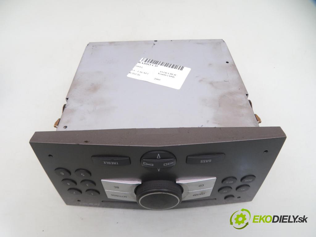 OPEL ASTRA H Kombi (A04) KOMBI 2005 77,00 1.6 - Z 16 XE1 1598,00 RADIO CD 13154304 ; 7643103310 ; 13111165