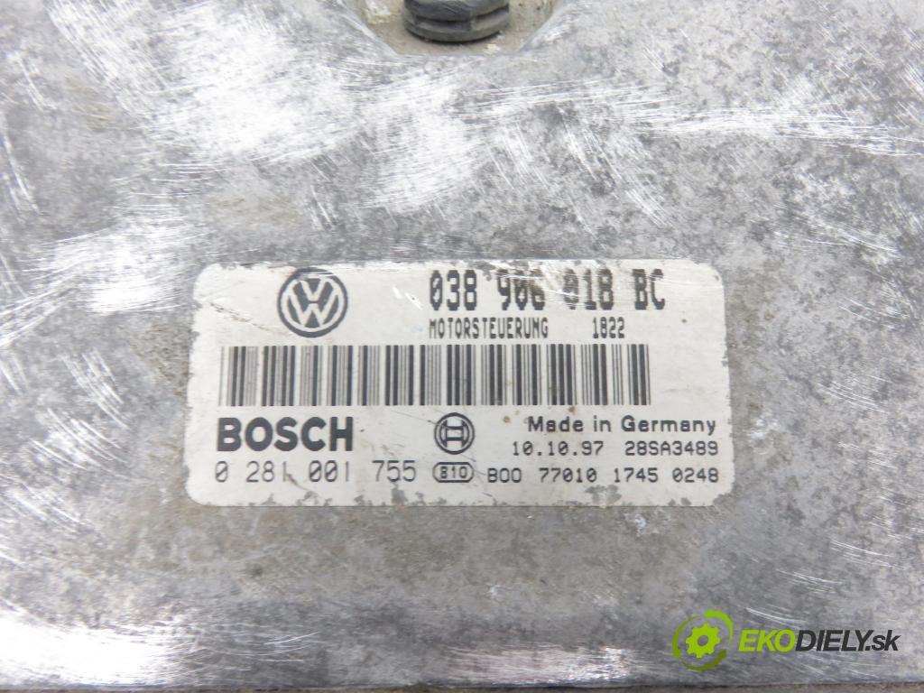 SKODA OCTAVIA I (1U2) SEDAN 1997 66,00 1.9 TDI 90- AGR 1896,00 Riadiaca jednotka Motor 038906018BC ; 0281001755