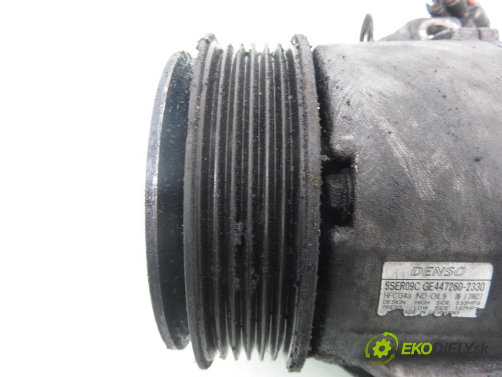 TOYOTA YARIS (_P9_) HB 2007 51,00 1.0 VVT-i (KSP90_) - 1KR-FE 998,00 KOMPRESOR: klimatizácie 5SER09C ; GE4472602330 (Kompresor klimatizácie)