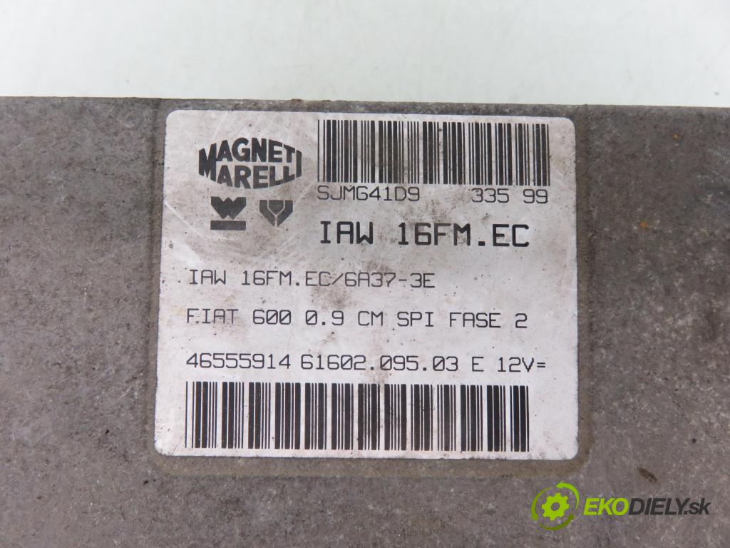 FIAT SEICENTO / 600 (187_) HB 1998 29,00 0.9 39 - 1170 A1.046 899,00 spinačka / imobilizéra IMMO / Riadiaca jednotka IAW16FMEC ; 05521B365 ; 46533994