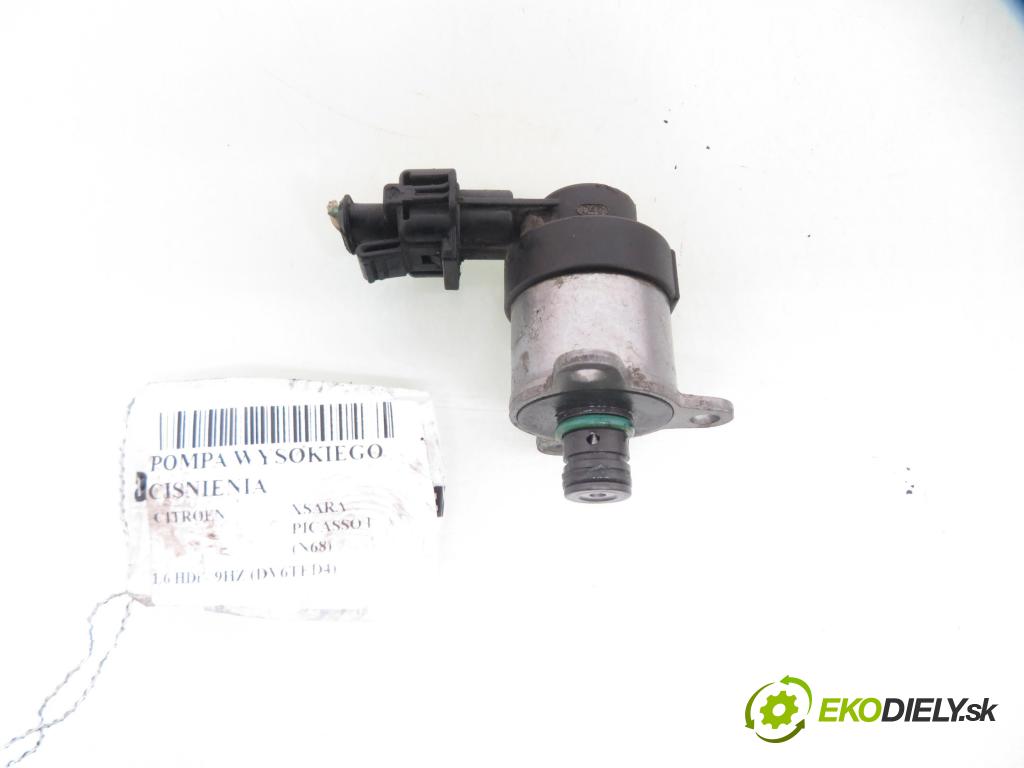 CITROEN XSARA PICASSO (N68) MINIVAN 2004 80,00 1.6 HDi 109 - 9HY (DV6TED4) 1560,00 snímač TLAK: paliva 0928400607