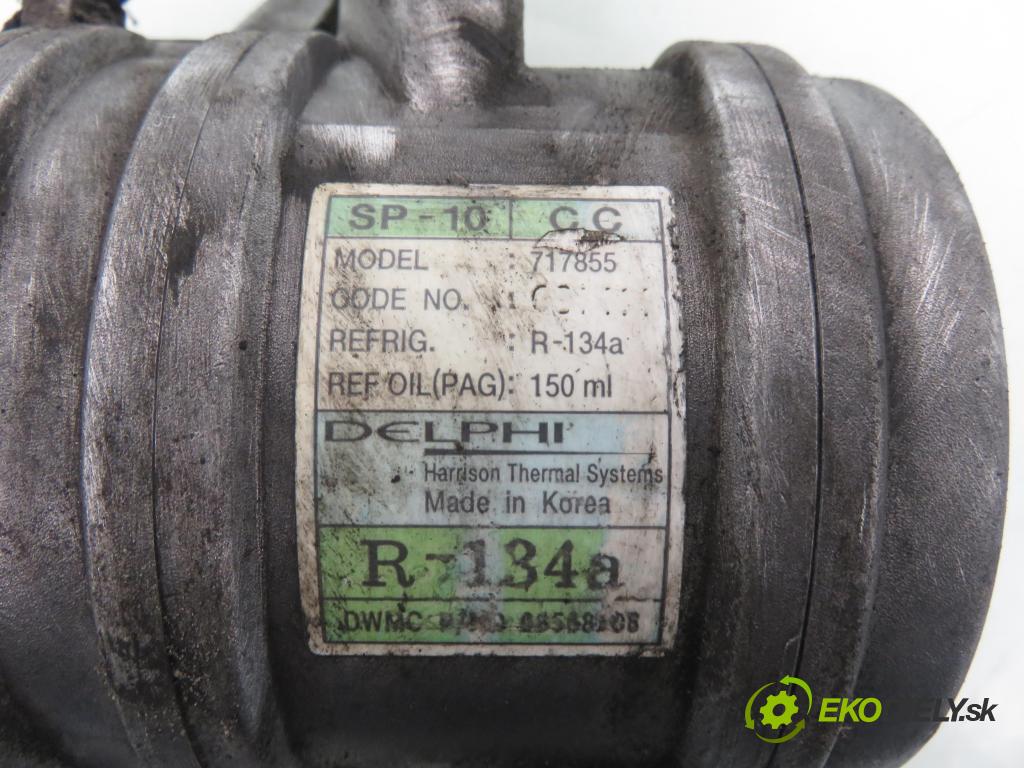 DAEWOO MATIZ (M100, M150) HB 2000 38,00 0.8 52 - F8CV 796,00 KOMPRESOR: klimatizácie 96406679 (Kompresor klimatizácie)