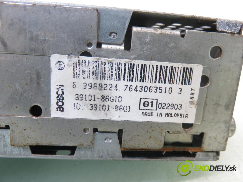 SUZUKI IGNIS II (MH) HB 2006 61,00 1.3 (RM413) - M13A 1328,00 RADIO CD 3910186G10