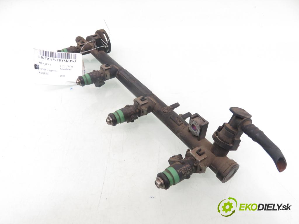 RENAULT LAGUNA II Grandtour (KG0/1_) KOMBI 2002 89,00 1.8 16V - F4P 770 1783,00 Lišta vstrekovacia 7700107405 ; 7700112777 ; ITG048 (Vstrekovacia lišta)