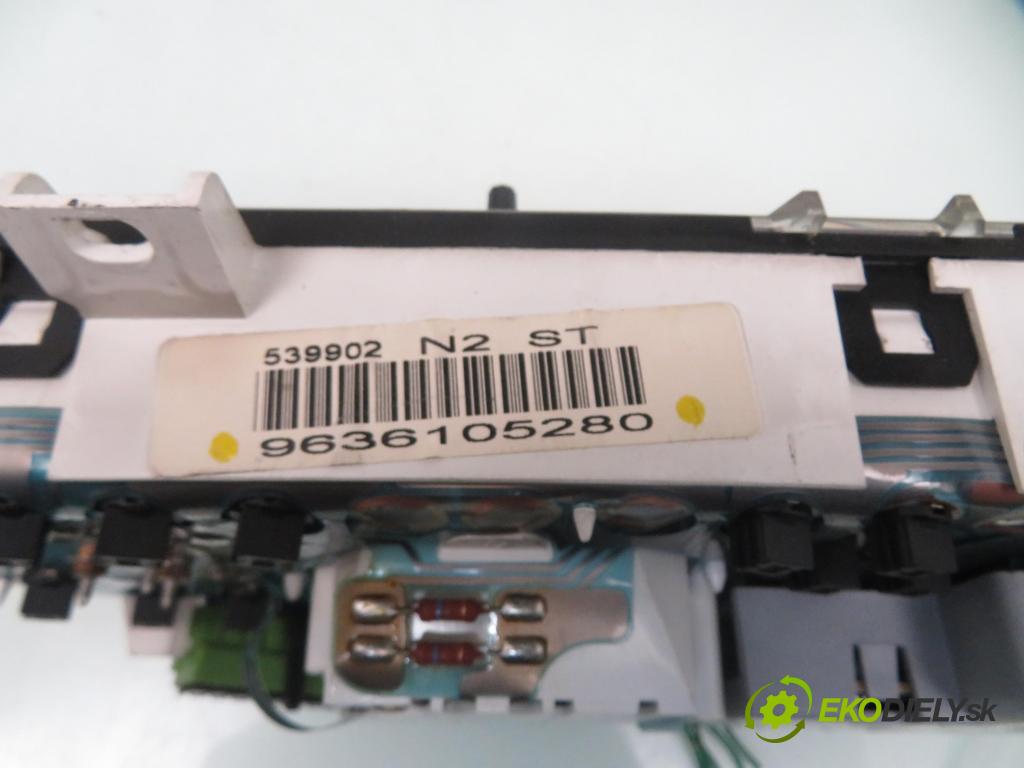 CITROEN BERLINGO FIRST Skrzynia (M_) KOMBIVAN 1999 55,00 1.4 i 75 - KFW 1360,00 prístrojovka elektrický 9636105280 ; 09021539902