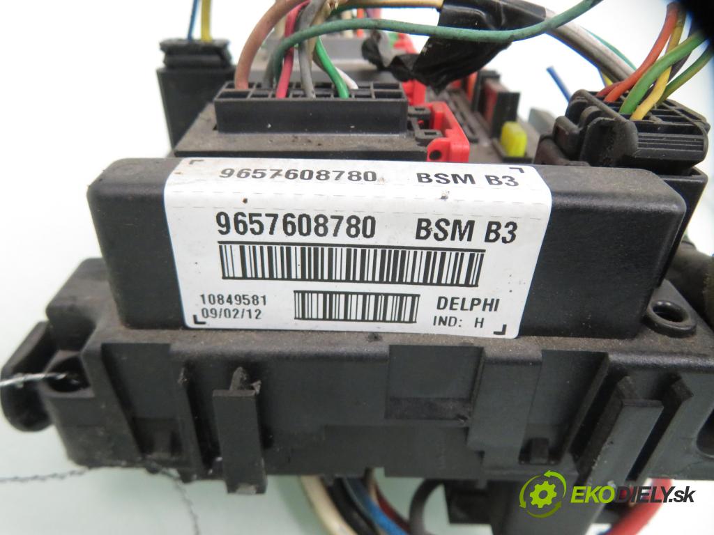 PEUGEOT 206+ (T3E) HB 2012 50,00 1.4 HDi eco 70 - 8HR (DV4C) 1398,00 MODUL BSM 9657608780 ; 9657608780 ; 9636079380