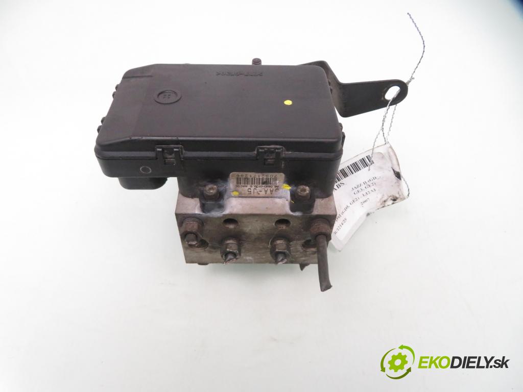 HONDA JAZZ II (GD_, GE3, GE2) HB 2007 57,00 1.2 i-DSI (GD5, GE2) - L12A1 1243,00 pumpa ABS SAAJ5 ; A4044001396 (Pumpa ABS)