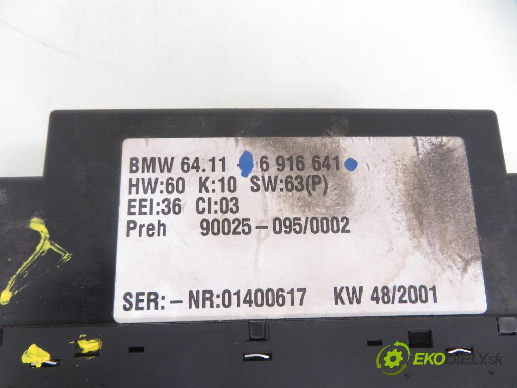 BMW 5 (E39) SEDAN 2000 125,00 520 i - M54 B22 (226S1) 2171,00 Panel topení KLIMATRONIK 6916641