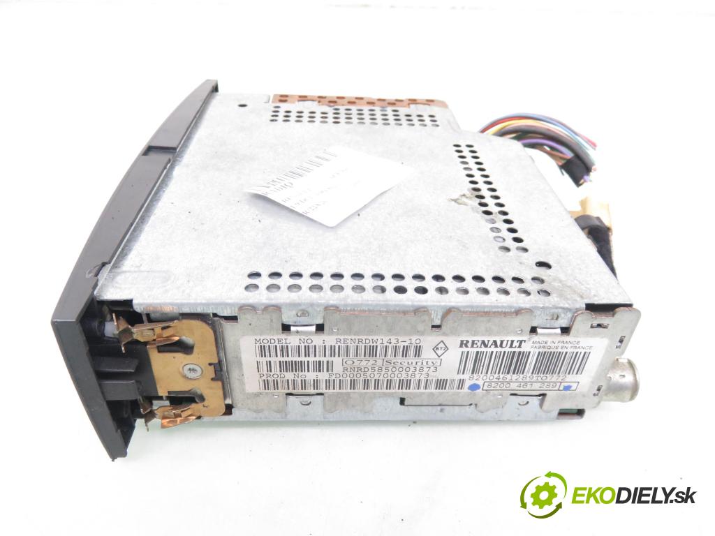RENAULT SCENIC II (JM0/1_) MINIVAN 2005 88,00 1.9 DCI - F9Q 812 1870,00 RADIO CD 8200461289
