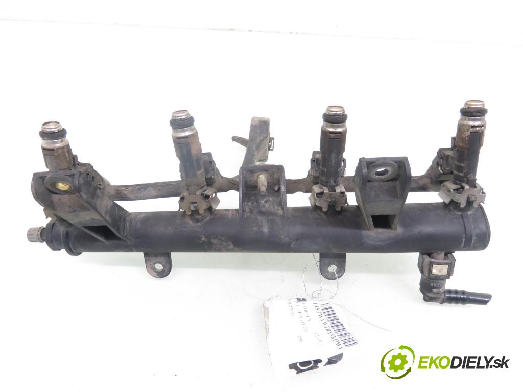 CITROEN C2 (JM_) HB 2003 44,00 1.1 - HFX (TU1JP) 1124,00 lišta vstřikovací 9628982980 ; 9638128085 (Vstřikovací lišta)