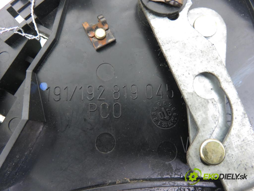 VW GOLF II (19E, 1G1) HB 1991 40,00 1.3 Cat 1272,00 Panel kúrenia 192819045A ; 191919383