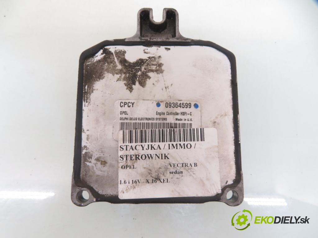 OPEL VECTRA B (J96) SEDAN 1997 74,00 1.6 16V 100 1598,00 spinačka / imobilizéra IMMO / Riadiaca jednotka 09364599 ; 26037948 ; 26037951