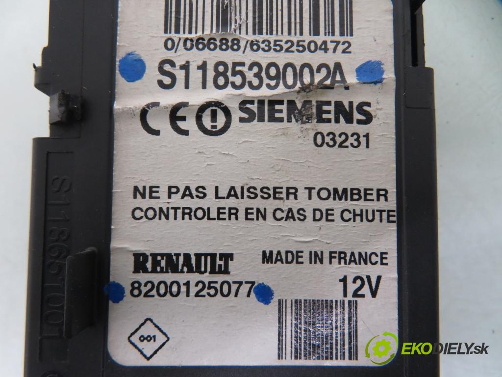 RENAULT SCENIC II (JM0/1_) MINIVAN 2003 83,00 1.6 (JM0C, JM0J, JM1B) - K4M 782 1598,00 čítač KARTY: S118539002A ; 8200125077