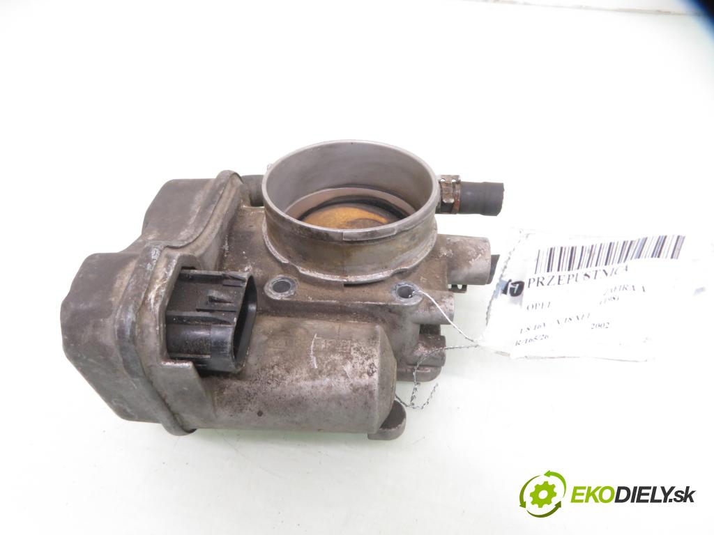 OPEL ZAFIRA A Nadwozie Wielkopojemne (MPV) (T98)  MINIVAN 2002 85,00 1.8 16V 116 - X 18 XE1 1796,00 škrtíci klapka 5WS91708 ; 09128518 (Škrticí klapka)