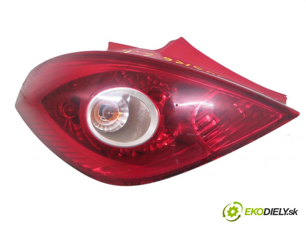 OPEL CORSA D (S07) HB 2008 44,00 1.0 12V 60 - Z 10 XEP 998,00 Svetlo ľavé zadné 13186350