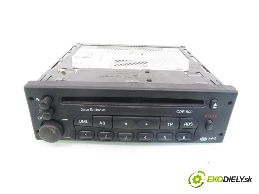 OPEL VECTRA B Kombi (J96) KOMBI 2001 92,00 2.2 DTI 16V - Y 22 DTR 2172,00 RADIO CD 09136107 ; CDR500E
