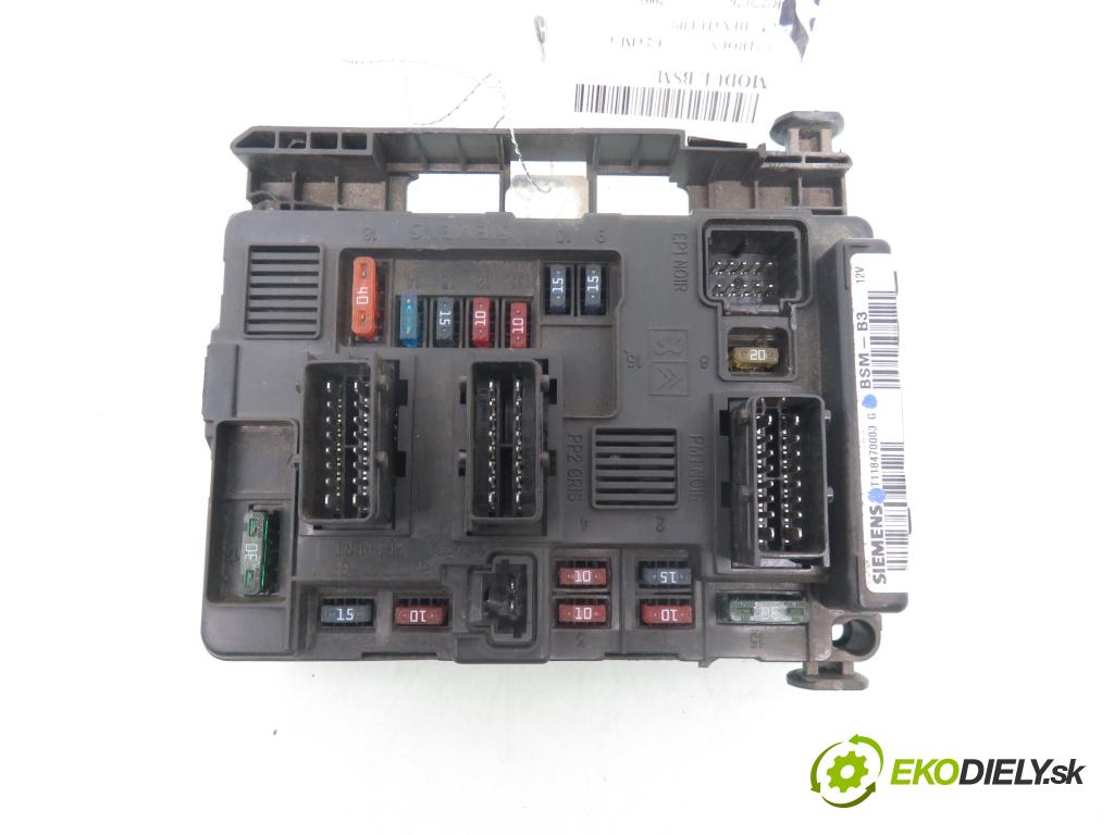 CITROEN C2 (JM_) HB 2003 44,00 1.1 - HFX (TU1JP) 1124,00 MODUL BSM 964349888000 ; T118470003G