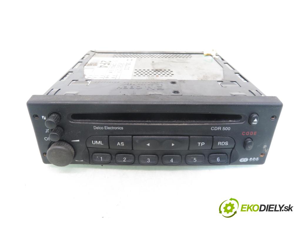 OPEL VECTRA B (J96) KOMBI 1999 74,00 1.6 16V 100 1598,00 RADIO CD 09136107 ; CDR500E