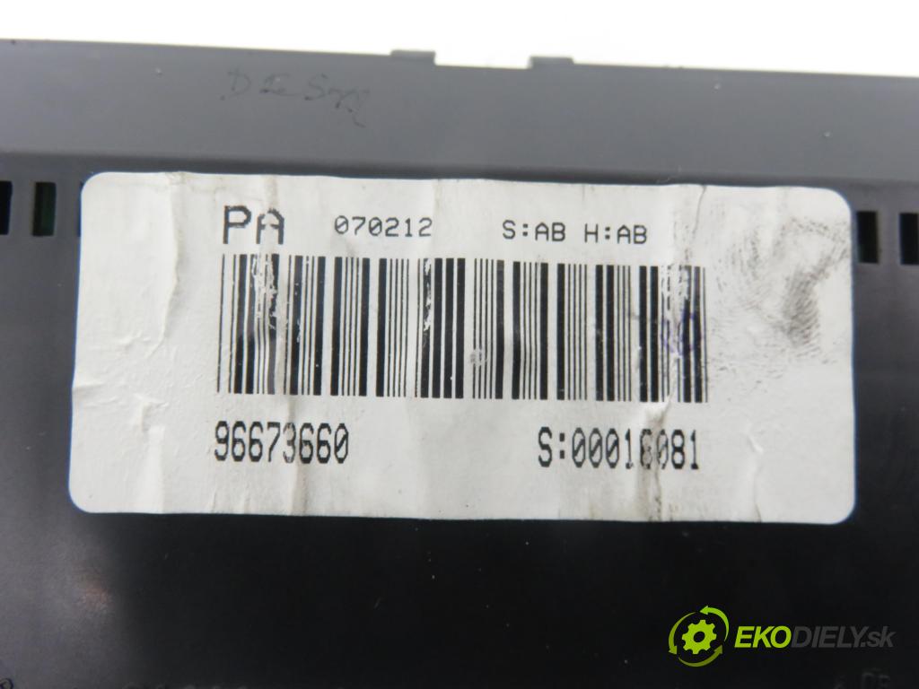OPEL ANTARA A (L07) SUV 2007 110,00 2.0 CDTI 150 - Z 20 DMH 1991,00 prístrojovka elektrický 96673660