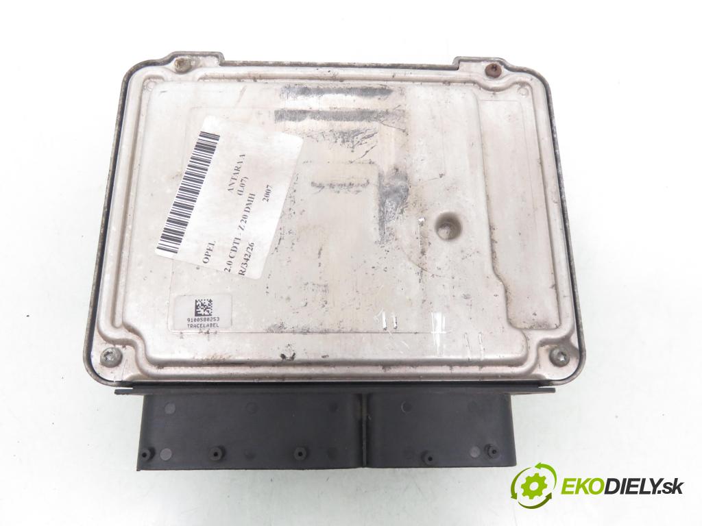 OPEL ANTARA A (L07) SUV 2007 110,00 2.0 CDTI 150 - Z 20 DMH 1991,00 řídící jednotka motora 96858577 ; 0281014296